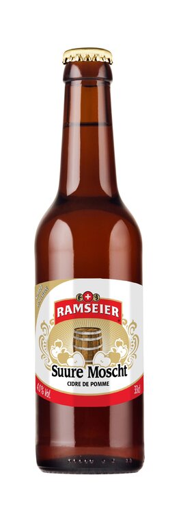 Ramseier Suure Moscht klar 33 cl EW-Flasche 24er Harass