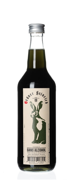Grüner Heinrich Sirup 70 cl Le Sirupier de Berne Fl.Depot Fr. 1.- 