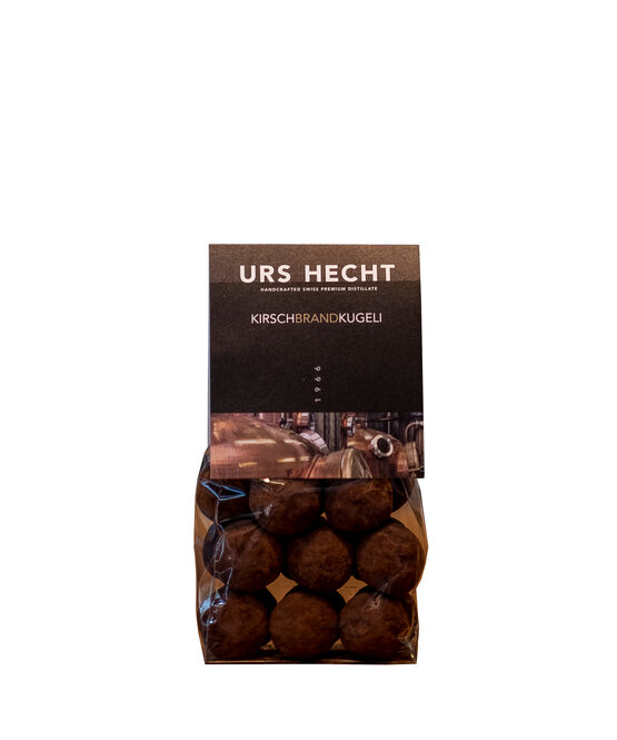 Kugeli Geschenk-Säckli Kirschbrand Urs Hecht 200 g (nicht für den Postversand geeignet)