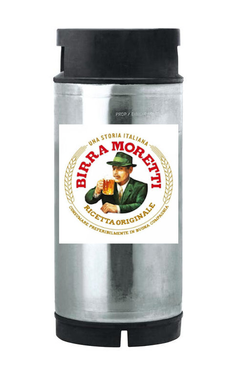 Birra Moretti 20 L Tank David-Verschluss