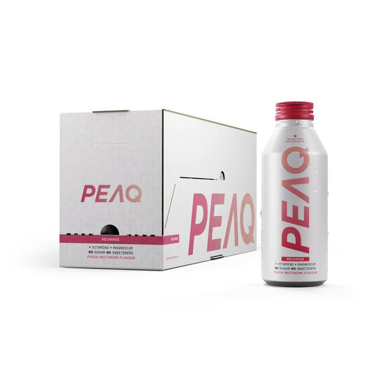 PEAQ Recharge Peach Nectarine Alu-Flasche EW 