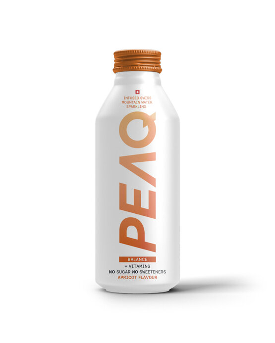 PEAQ Balance Apricot Alu-Flasche EW 