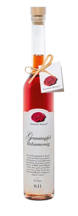 Balsamessig Granatapfel, 100ml
Gourmet Berner