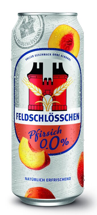Feldschlösschen alkoholfrei 0.0% Pfirsich  6-Pack Dosen