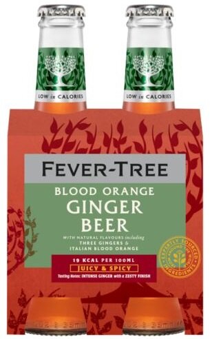 Fever-Tree Blood Orange Ginger Beer 4-Pack EW-Fl. alkoholfrei 0.0% (zur Zeit nicht verfügbar - kein neuer Liefertermin bekannt)