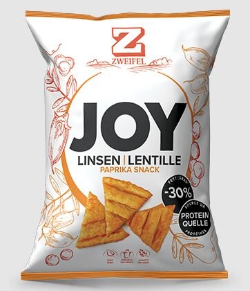 Zweifel Joy Linsen Paprika Snack 80g