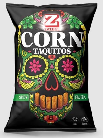 Zweifel Corn Taquitos Spicy Fajita 125g