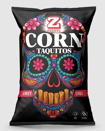 Zweifel Corn Taquitos Sweet Chili 80g