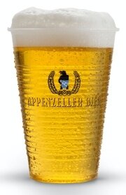 Appenzeller Bier-Becher 3 dl transparent unzerbrechlich kleinstmögl. Best.Einh.: 50 / Karton à 800 St.