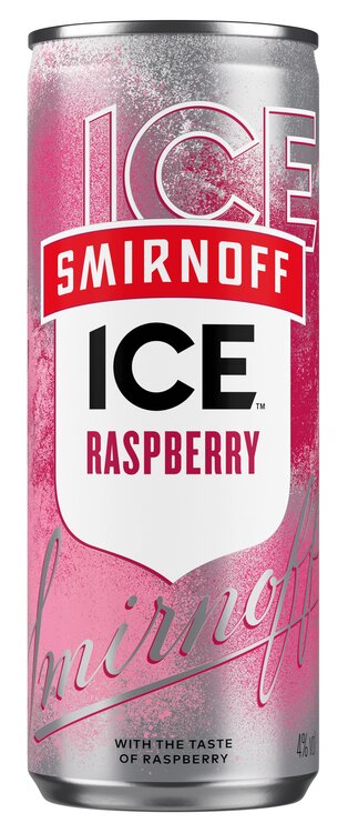 Smirnoff Ice Raspberry Vodka Mixed Drink Dose 25 cl 