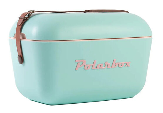 Polarbox Retro 12 L-Kühlbox klein Vintage Design, cyan