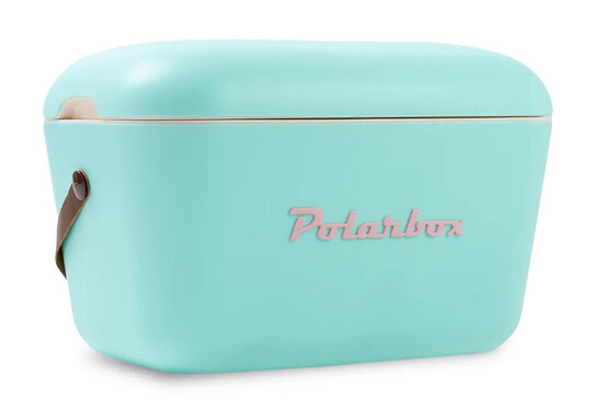Polarbox Retro 20 L-Kühlbox gross Vintage Design, cyan