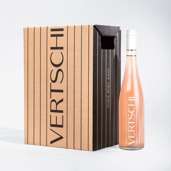 Vertschi Rosé alkoholfreies erfrischendes Tafelgetränk 0.0% Weingut zum Sternen Würenlingen