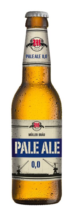 Müller Bräu Pale Ale alkoholfrei 0.0% 24er Har. 33 cl (voraussichtlich Mitte Mai 2026 wieder verfügbar)