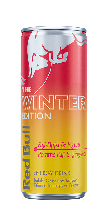 Red Bull Winter Edition 2025 Fuji Apfel & Ingwer 