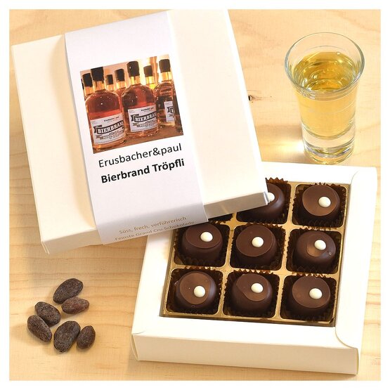 Praliné Bierbrand Tröpfli Erusbacher&paul 9er Box 