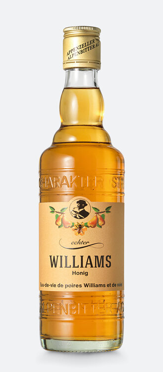 Honig-Williams Appenzeller + 2 Gläser in Holzgeschenkbox