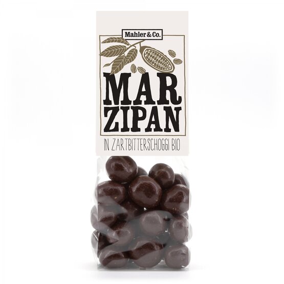 Mahler Marzipan in Zartbitterschoggi Bio 170g