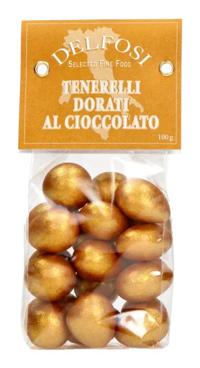 Tenerelli dorati al cioccolato 100g