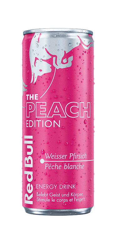 Red Bull Peach Edition Weisser Pfirsich Energy Drink