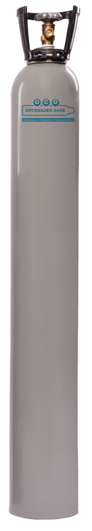 Kohlendioxid E290 gross [UN 1013] 10 kg Ortenauer (vormals Aligal 2 gross) Depot 100.- Achtung Gefahrengut! (Höhe 125 cm, Durchmesser 14 cm)