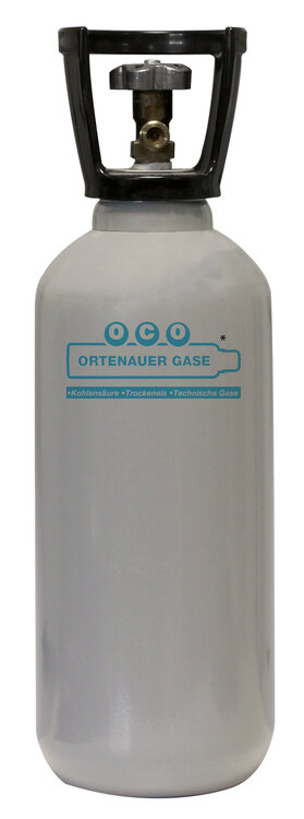 Kohlendioxid klein 7.5 kg Ortenauer (vormals Aligal 2 klein) Depot 100.- Achtung Gefahrengut! Sorgfältig transportieren! (Höhe 70 cm, Durchmesser 18 cm)