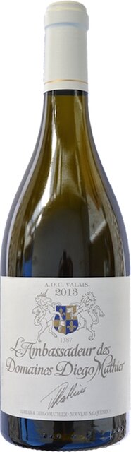 Ambassadeur BLANC des Domaines Diego Mathier Salquenen AOC