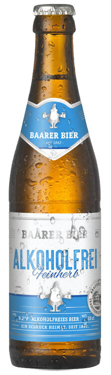 Alkoholfrei Feinherb Brauerei Baar 33 cl Mehrweg 10er Harass (auf Anfrage)