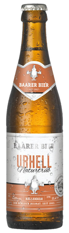 Urhell Naturtrüb Brauerei Baar 10er Harass 33 cl Flaschendepot -.30 (auf Anfrage)