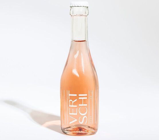 Vertschi Rosé 20 cl 4-Pack alkoholfreies erfrischendes Tafelgetränk 0.0% Weingut zum Sternen Würenlingen (Solange Vorrat wird nicht mehr Produziert)