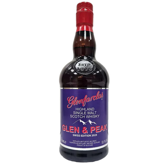 Glenfarclas Highland Single Malt Scotch Whisky Glen & Peak 10 Jahre Swiss Edition 2025
