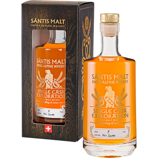 Säntis Malt Vin Santo Single Cask Exploration 7 years old Swiss Alpine Whisky 
