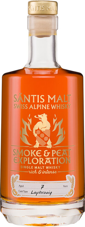 Säntis Malt Laphroig Single Cask Exploration 7 years old Swiss Alpine Whisky