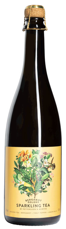 Sparkling Tea Bergamot by Pettersson & Munthe Schweden 0.0% Vol. 75 cl Flasche