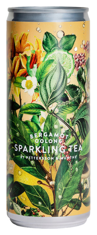 Sparkling Tea Bergamot by Pettersson & Munthe Schweden 0.0% Vol. Dose 25 cl