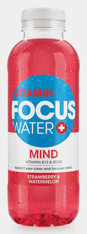 Focuswater Mind Erdbeere & Wassermelone EW PET, 6-Pack