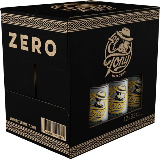 El Tony Mate ZERO 33 cl EW Flasche 