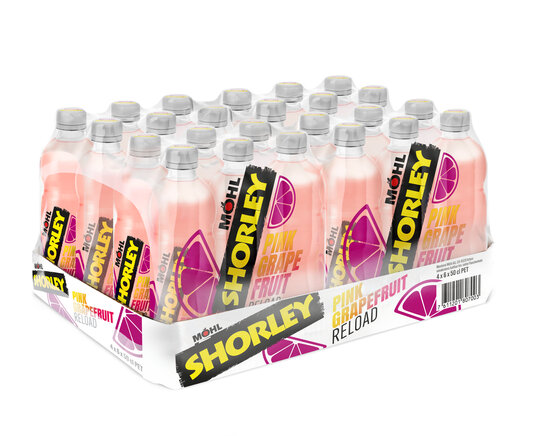 Shorley Reload Pink Grapefruit Möhl 50 cl PET EW 6-Pack