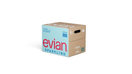 Evian SPARKLING mit Kohlensäure 50 cl EW-PET