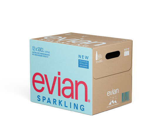 Evian SPARKLING mit Kohlensäure 50 cl EW-PET