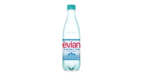 Evian SPARKLING mit Kohlensäure 50 cl EW-PET