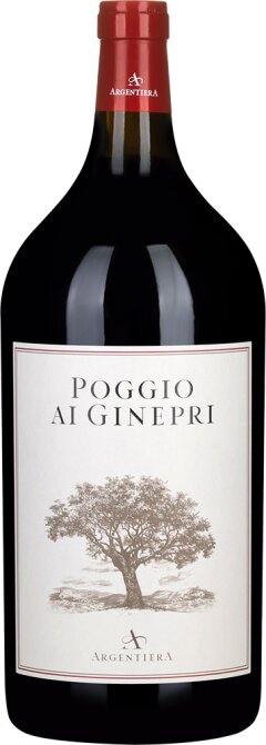 Poggio ai Ginepri 3 Liter Doppel-Magnum ROSSO Tenuta Argentiera DOC Bolgheri Toscana