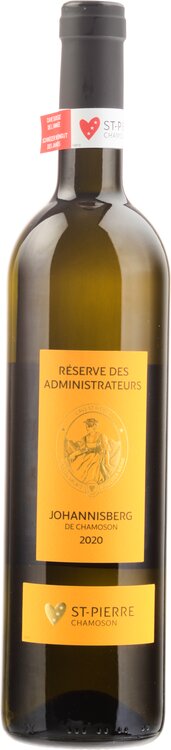 Johannisberg  AOC Réserve des Administrateurs Cave St-Pierre Valais