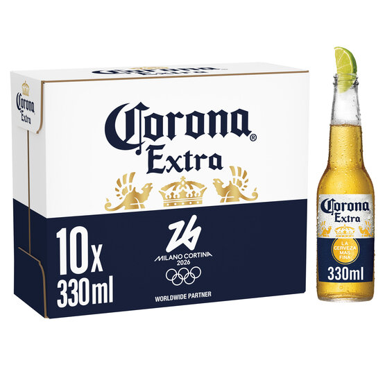 Corona Extra Beer 10-Pack 33 cl Glas EW Mexico 