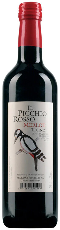 Merlot DOC IL Picchio Rosso del Ticino Matasci Tenero