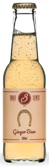 Three Cents Ginger Beer EW-Flasche 4-Pack (auf Anfrage)