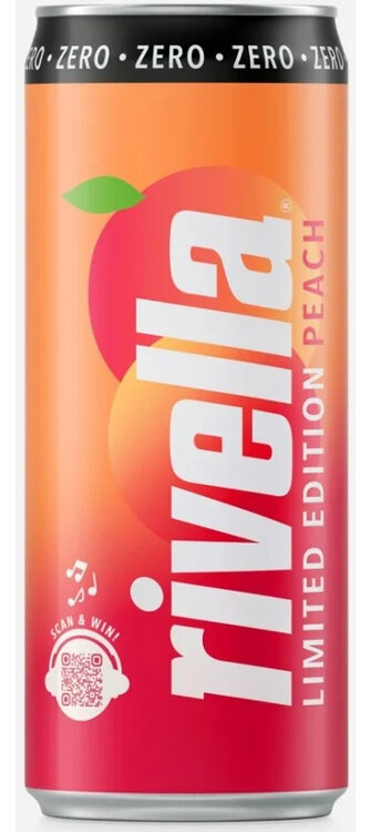 Rivella Peach Zero Limited Edition Dose 33 cl