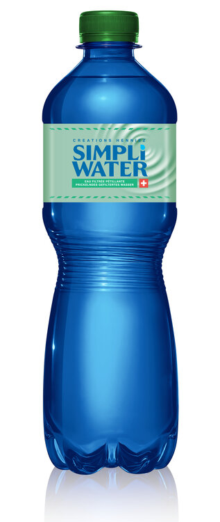 Simpli Water Grün mit Kohlensäure 50 cl PET EW 6-Pack 