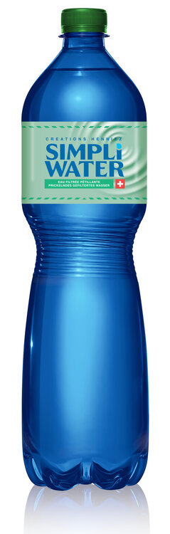 Simpli Water Grün mit Kohlensäure 1.5 L PET EW 6-Pack 