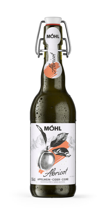 Möhl Abricot alkoholfrei Bügelflasche Depot -.50